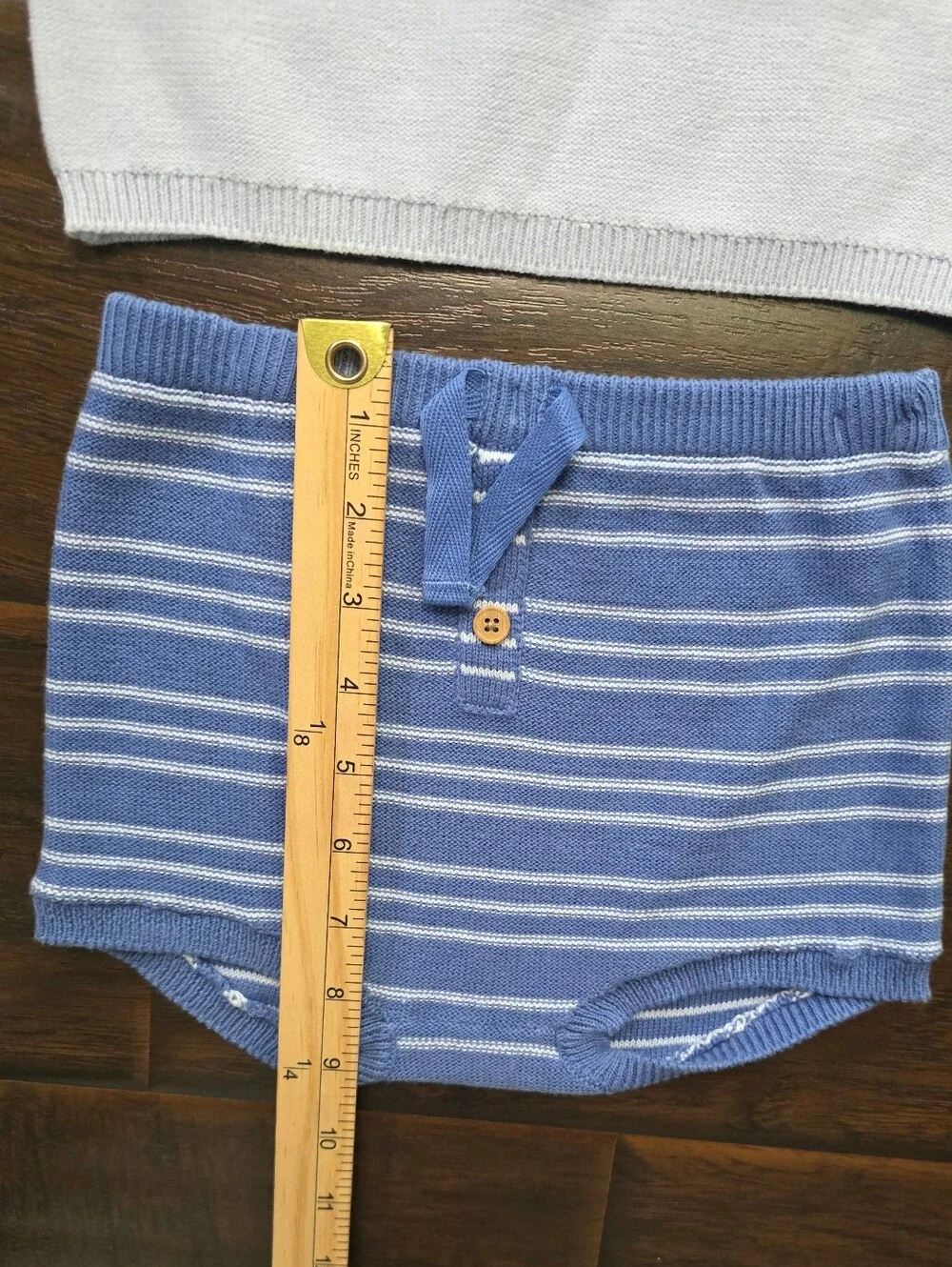 NWT Carter's Baby Boys Fish Knit Shirt Short Blue Set 24M